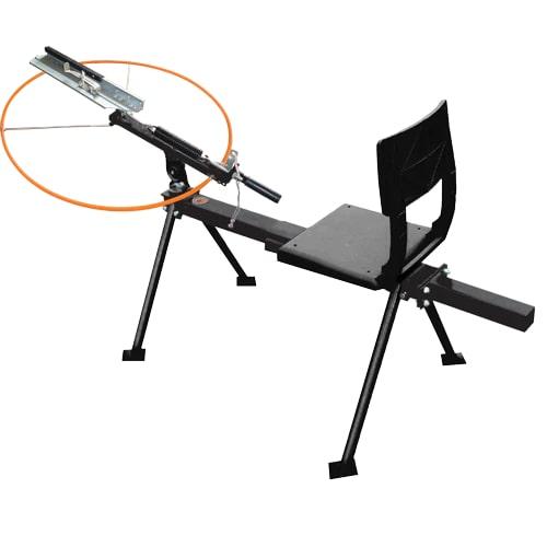 Do-All Outdoors Sit Down Single Full Cock Clay Target Trap