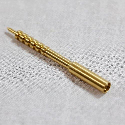 J. Dewey Brass Rifle Jag Female Thread 12-28 .30 Cal/8mm