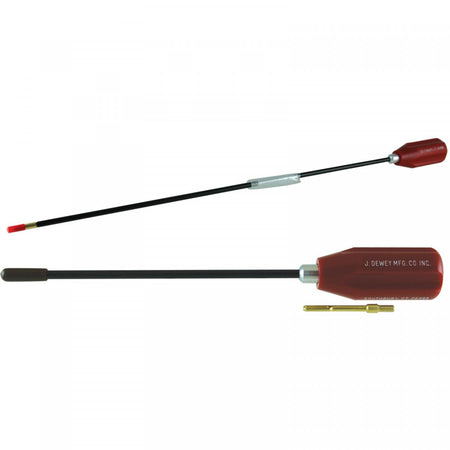 J. Dewey Nylon-Coated Cleaning Rod .17 Cal 36 Inch with Brass Jag