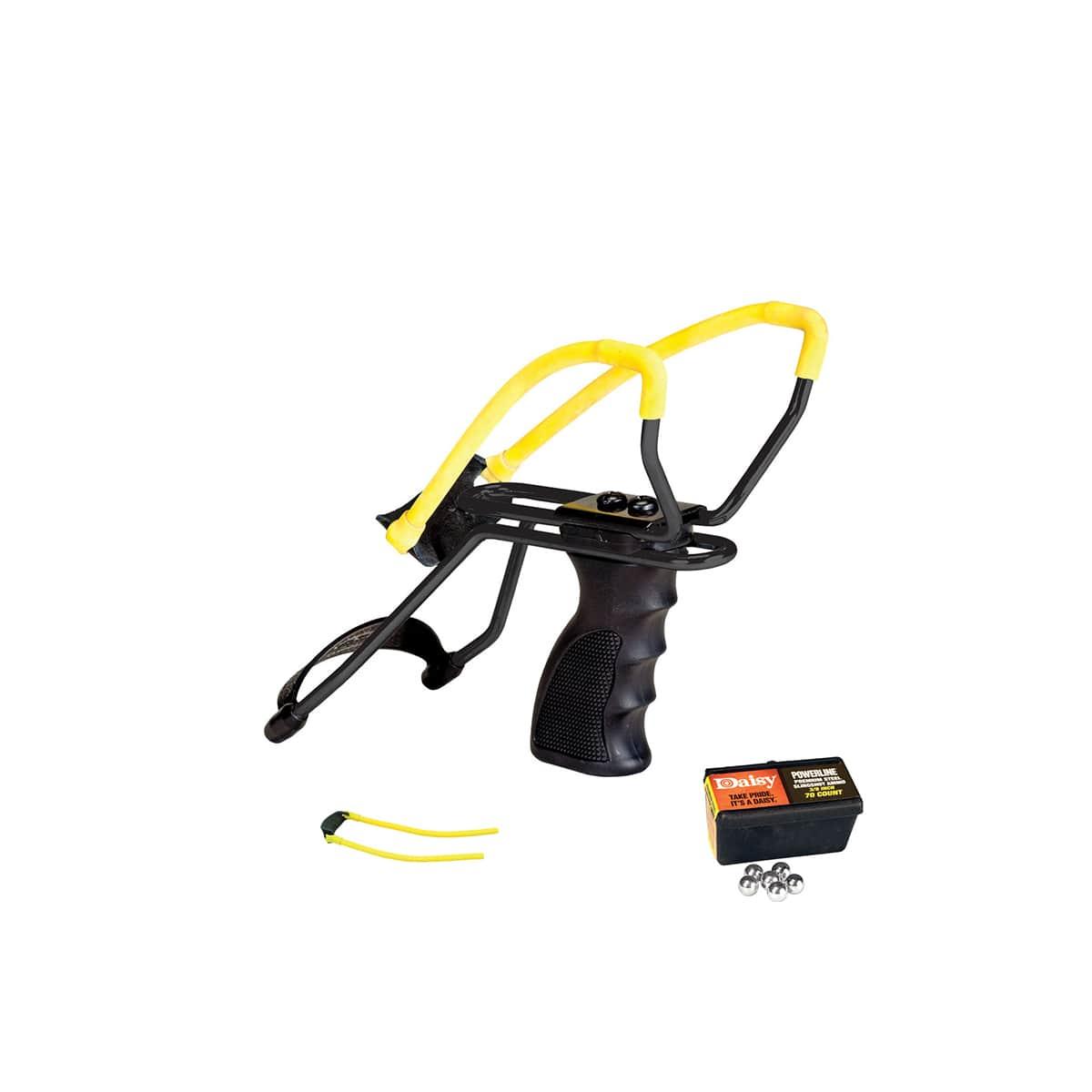 Daisy P51 Slingshot Kit with Replacement Band and Ammo