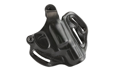 DeSantis Gunhide Thumb Break Scabbard OWB Belt Holster, Fits 2-2.25" S&W J-Frame / 2" Taurus 85, Right Hand, Black Leather 001BA02Z0