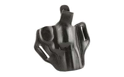 DeSantis Gunhide Thumb Break Scabbard OWB Belt Holster, Fits 3" Colt Python / 3" Ruger GP100 / 2.5-3" S&W L Frame, Right Hand, Black Leather 001BA33Z0