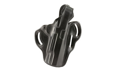 DeSantis Gunhide Thumb Break Scabbard OWB Belt Holster, Fits 5" 1911 with Rail, Right Hand, Black Leather 001BAF9Z0