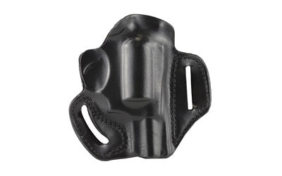 DeSantis Gunhide 002 Speed Scabbard OWB Belt Holster, Fits 2.25" Ruger SP101 / Taurus 645 / 2" Colt Detective Special, RH, Black Leather 002BA22Z0