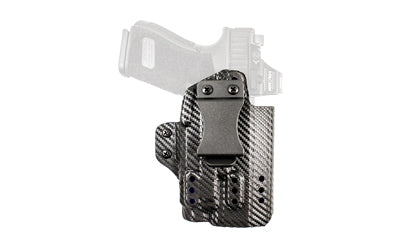 DeSantis Gunhide Persuader Kydex IWB Holster for GLOCK 19/23/32/45/19X with TLR-7A, Carbon Fiber, Right Hand, Black