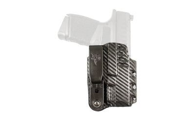 DeSantis Gunhide Slim-Tuk IWB Holster for Springfield Hellcat, Ambidextrous, Carbon Fiber Exterior, Blue Kydex