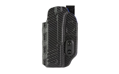 DeSantis Gunhide Slim-Tuk IWB Holster for Glock 17/19, Ambidextrous, Carbon Fiber Exterior, Blue Kydex Interior