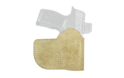 DeSantis Gunhide Suede Nemesis Pocket Holster for SIG P365/P365 SAS/P365X/P365 with RDS, Ambidextrous, Natural
