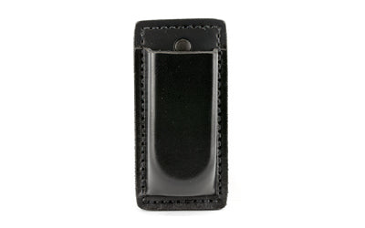 DeSantis Gunhide A47 Secure Single Magazine Belt Clip Pouch, Fits Glock & HK, Ambidextrous, Black Leather A47BJJJZ0