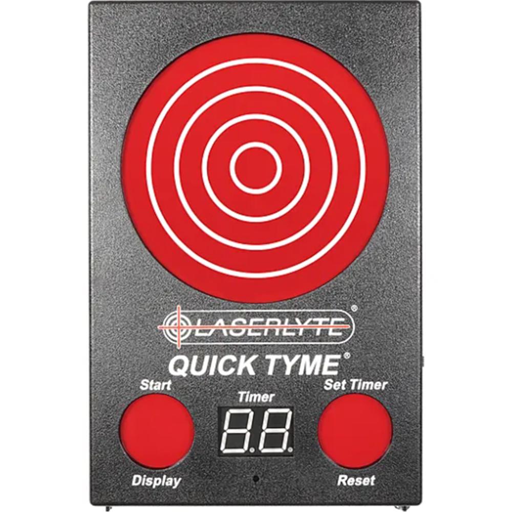 LaserLyte QuickTyme Laser Training Target, 9.5"x6.5", Black and Red, Compatible with LaserLyte Lasers 1231435