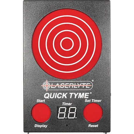 LaserLyte QuickTyme Laser Training Target, 9.5"x6.5", Black and Red, Compatible with LaserLyte Lasers 1231435