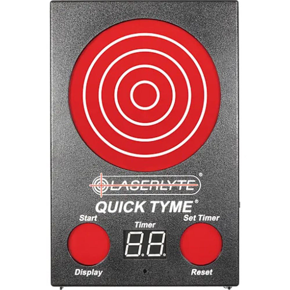 LaserLyte QuickTyme Laser Training Target, 9.5"x6.5", Black and Red, Compatible with LaserLyte Lasers 1231435