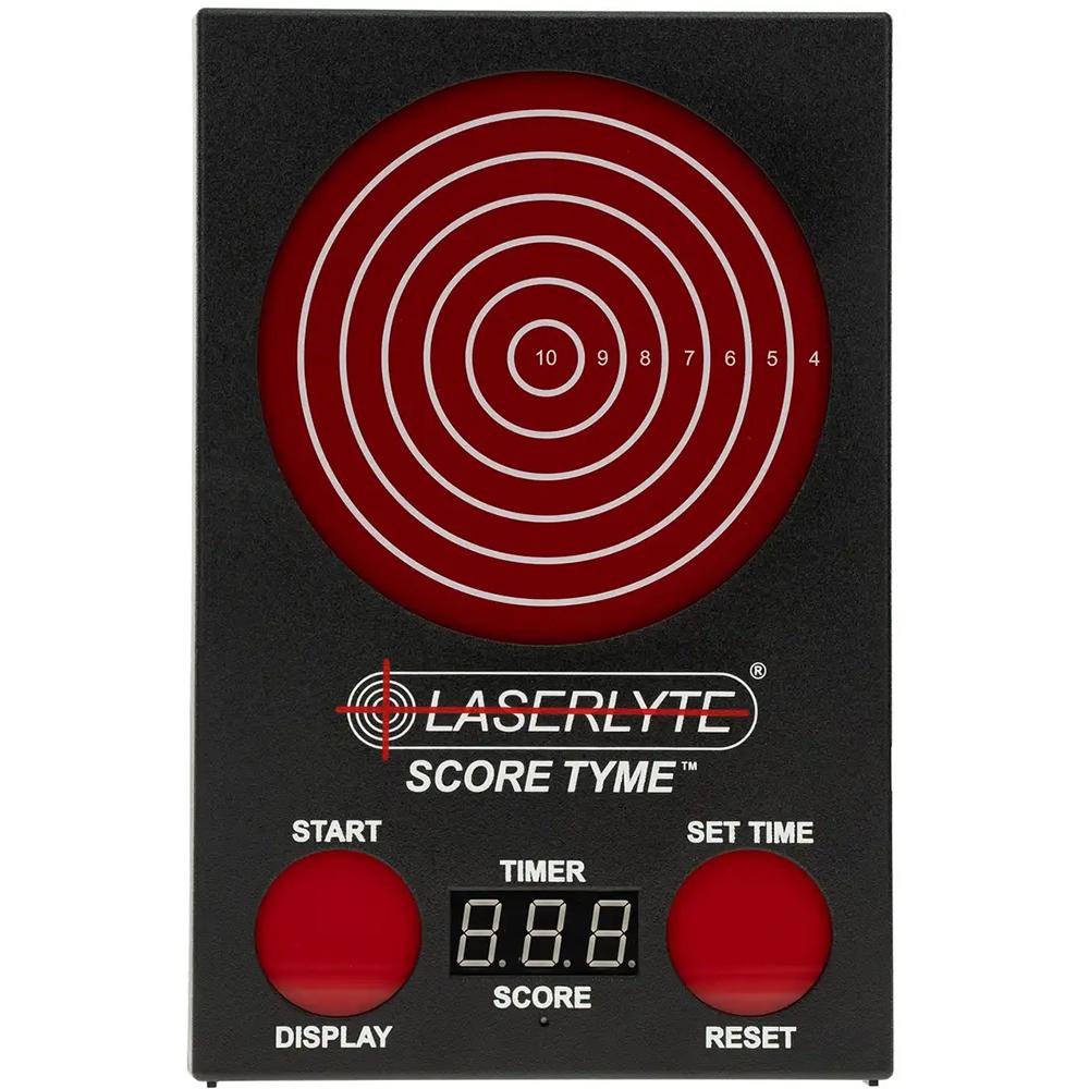 LaserLyte ScoreTyme Laser Scoring Target with 147 LEDs, Black and Red, Compatible with LaserLyte Lasers 1231436