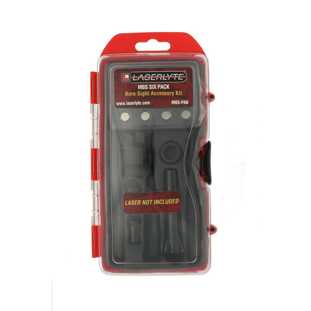 LaserLyte Laser Bore Sight MBS Six Pak Accessories Pack with Case and Adapters