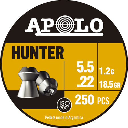 Hatsan Apolo .22 Hunter Pellets 18.5 Grain 250 Count