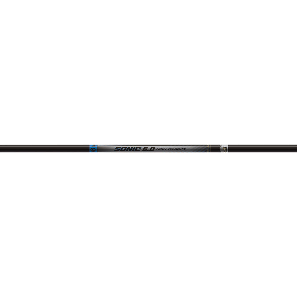 Easton Sonic 6.0 Carbon Hunting Arrow Shafts 500 Spine - 1 Dozen