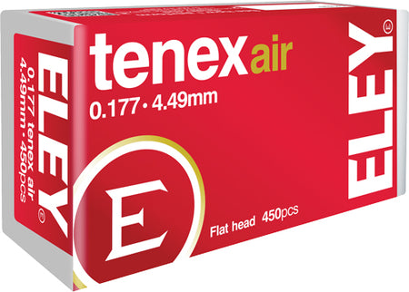 Eley Tenex Air Pellets .177 Cal 4.49mm 8.2 Grain 450-Count