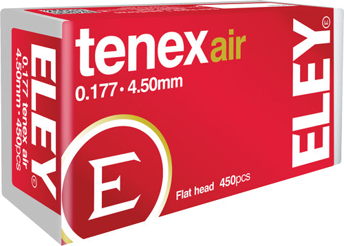 Eley Tenex Air Pellets .177 Cal 4.50mm 8.2 Grain 450-Count
