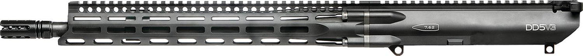 Daniel Defense DD5 V3 Upper Receiver Assembly 7.62 16" Barrel 1:11 Twist 15" M-LOK Handguard