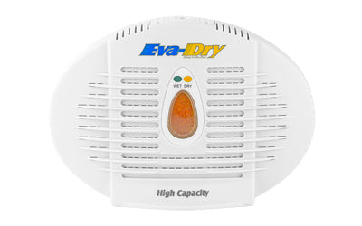 Eva-Dry E-500 Mini Dehumidifier, 500 Cubic Inches, Rechargeable, Non-Toxic Desiccant, White