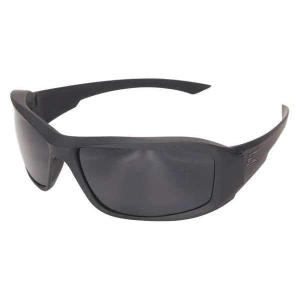 Edge Hamel Ballistic Safety Glasses Black Frame with Black G15 Vapor Shield Lens Thin Temple