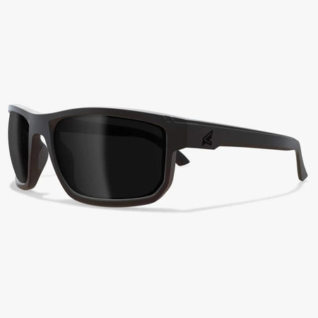 Edge Defiance Z87+ Safety Glasses Black Frame Smoke Vapor Shield Lens