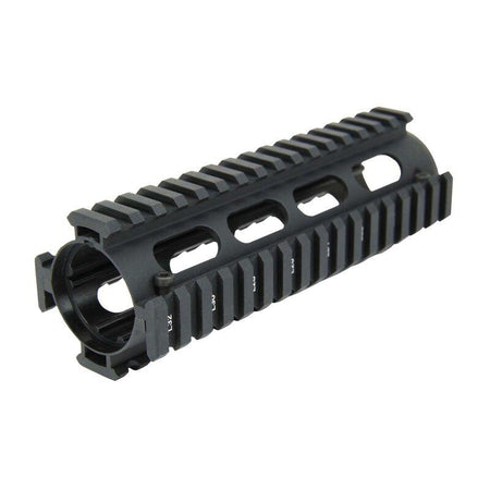 TacFire AR-15 2-Piece Drop-In Quad Rail Handguard 7" 6061-T6 Aluminum