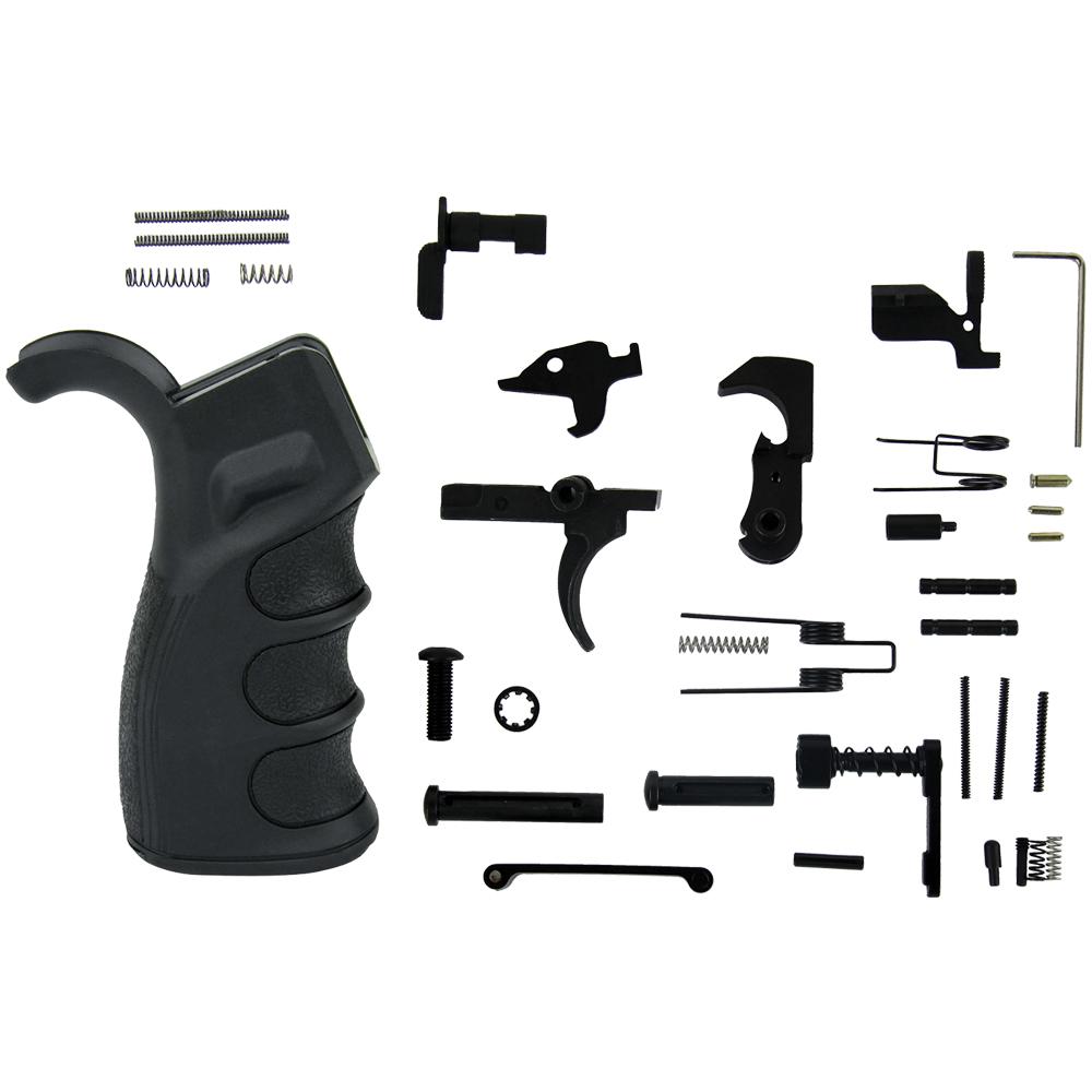 TacFire AR-15 Lower Parts Kit with A2 Grip Made in USA