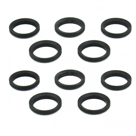 TacFire AR-10 Muzzle Brake Crush Black Washers - Pack of 10 Steel Crush Washers