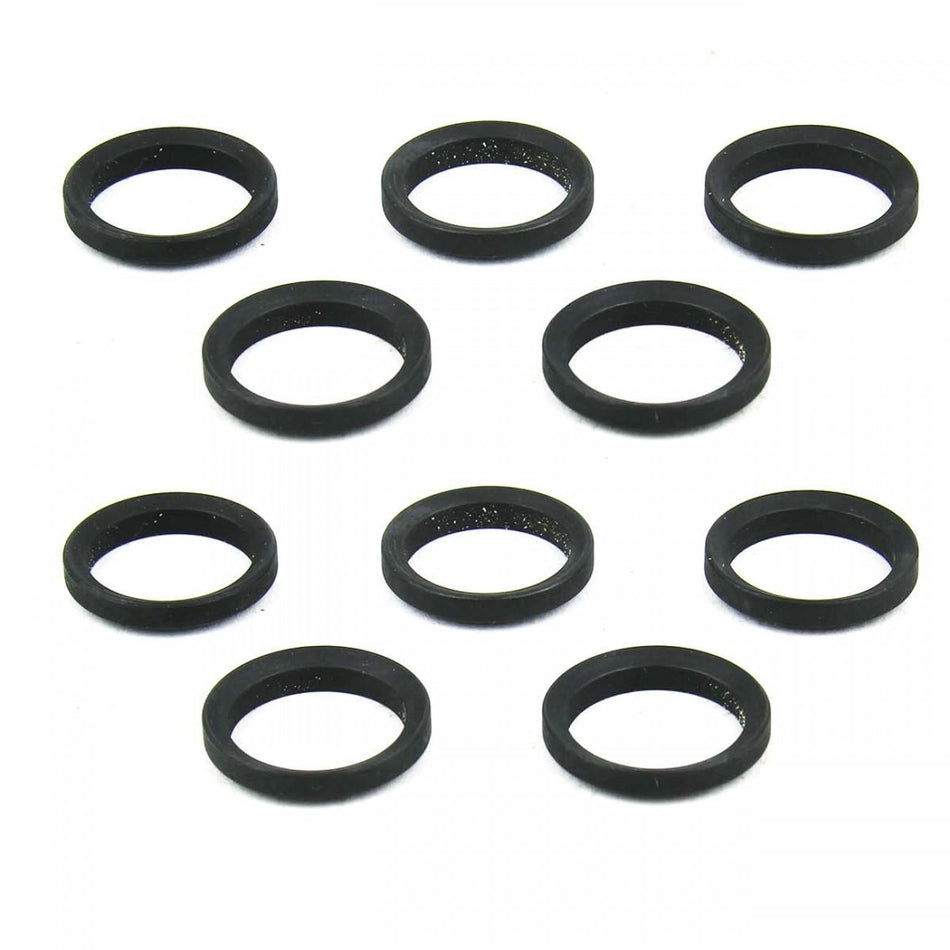 TacFire AR-10 Muzzle Brake Crush Black Washers - Pack of 10 Steel Crush Washers