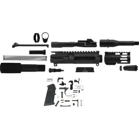 TacFire 9mm Luger 7" Barrel AR Pistol Build Kit with Lower Parts Kit - Unassembled