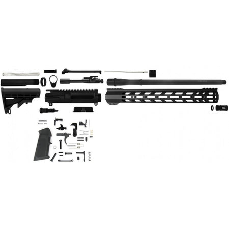 TacFire .300 Blackout 16" Unassembled AR-15 Rifle Build Kit with Lower Parts Kit