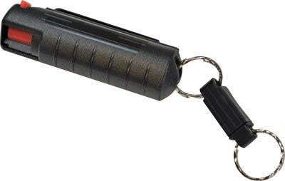 PSP Pepper Spray with Black Hard Case and Quick-Release Key Ring 1/2 oz