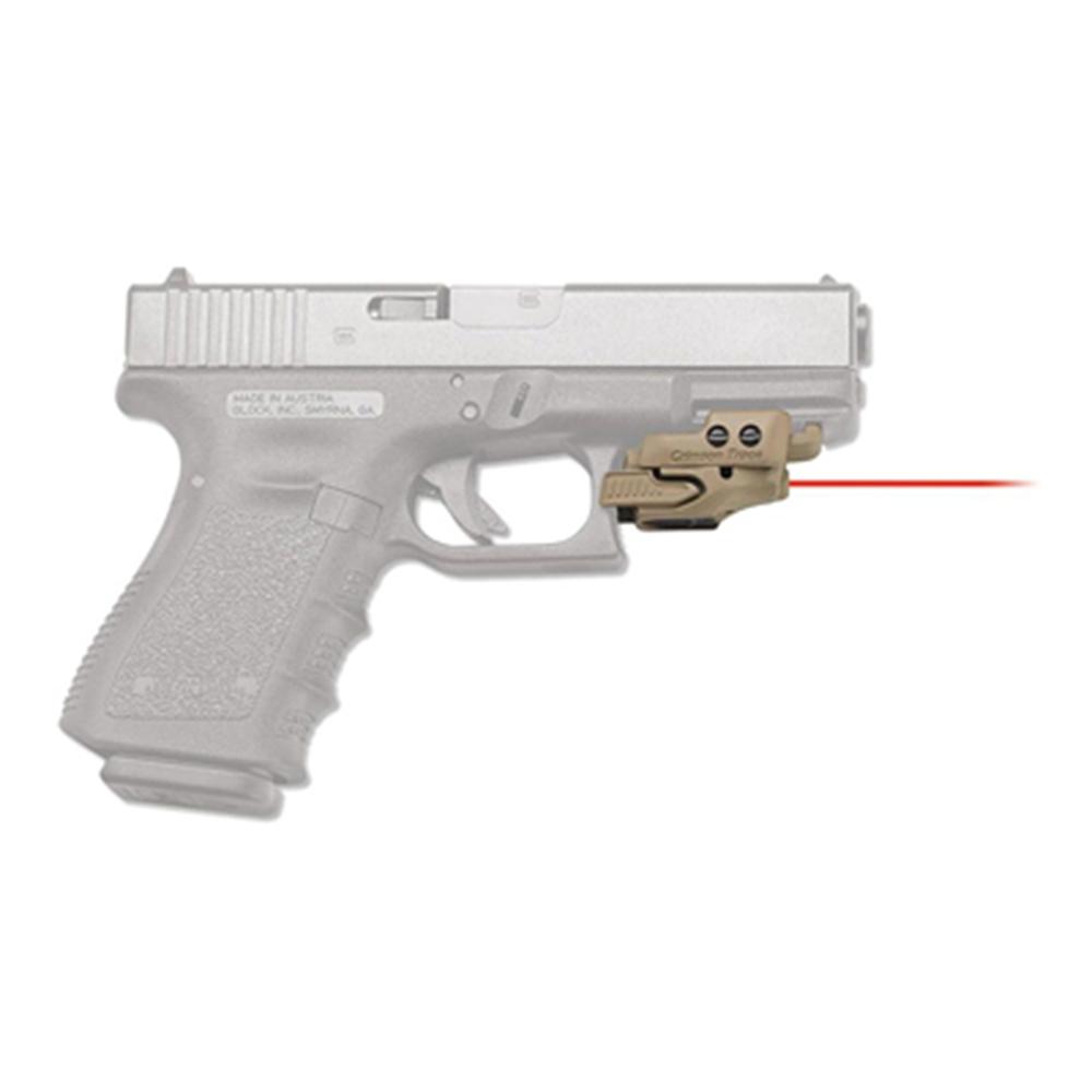 Crimson Trace CMR-201 Rail Master Universal Handgun Red Laser Sight - Tan