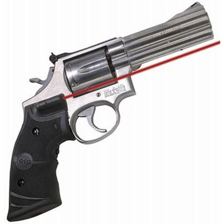 Crimson Trace Revolver Lasergrip Red Laser for S&W Round-Butt N-Frame