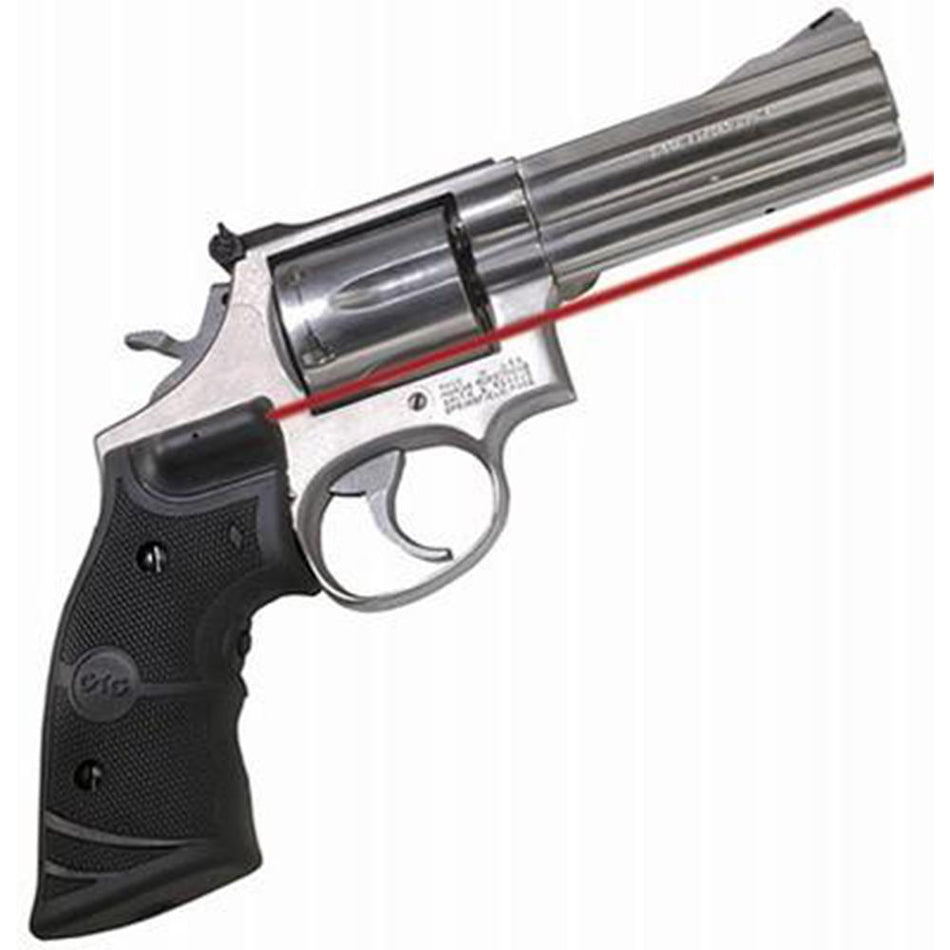 Crimson Trace Revolver Lasergrip Red Laser for S&W Round-Butt N-Frame