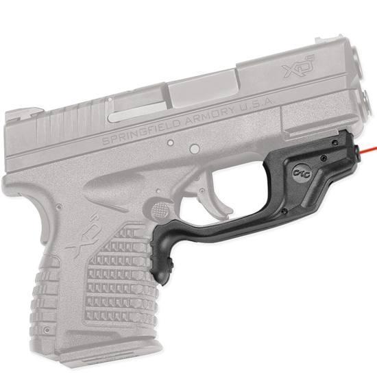 Crimson Trace Laserguard Red Laser Sight for Springfield XD-S Black