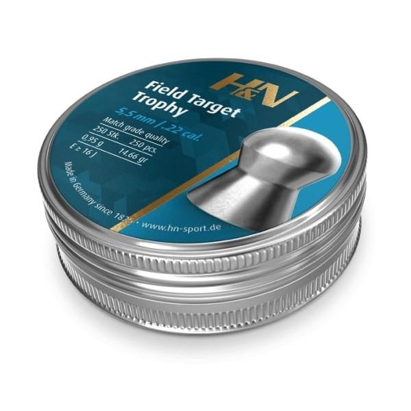 Hatsan H&N Field Target Trophy Pellets .22 Cal 5.53mm 250 Count Tin