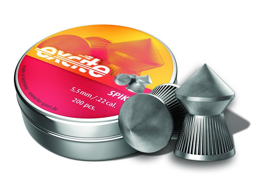H&N Excite Spike .22 Caliber 15.74gr Airgun Pellets 200 Count