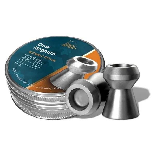 Hatsan H&N Crow Magnum Air Pellets .177 Cal 8.80gr 500 Count