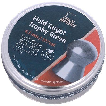 H&N Field Target Trophy Green .177 Cal Lead-Free Air Gun Pellets 300ct