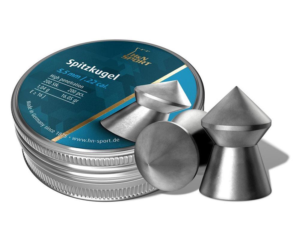 H&N Spitzkugel .22 Cal 8.64gr Pellets 200 Count