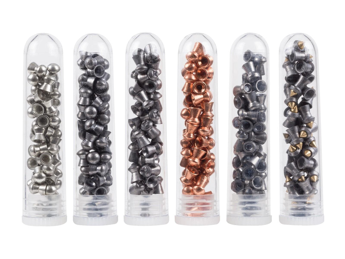H&N Hunting Sampler Type II .177 Caliber Airgun Pellets 6 Types