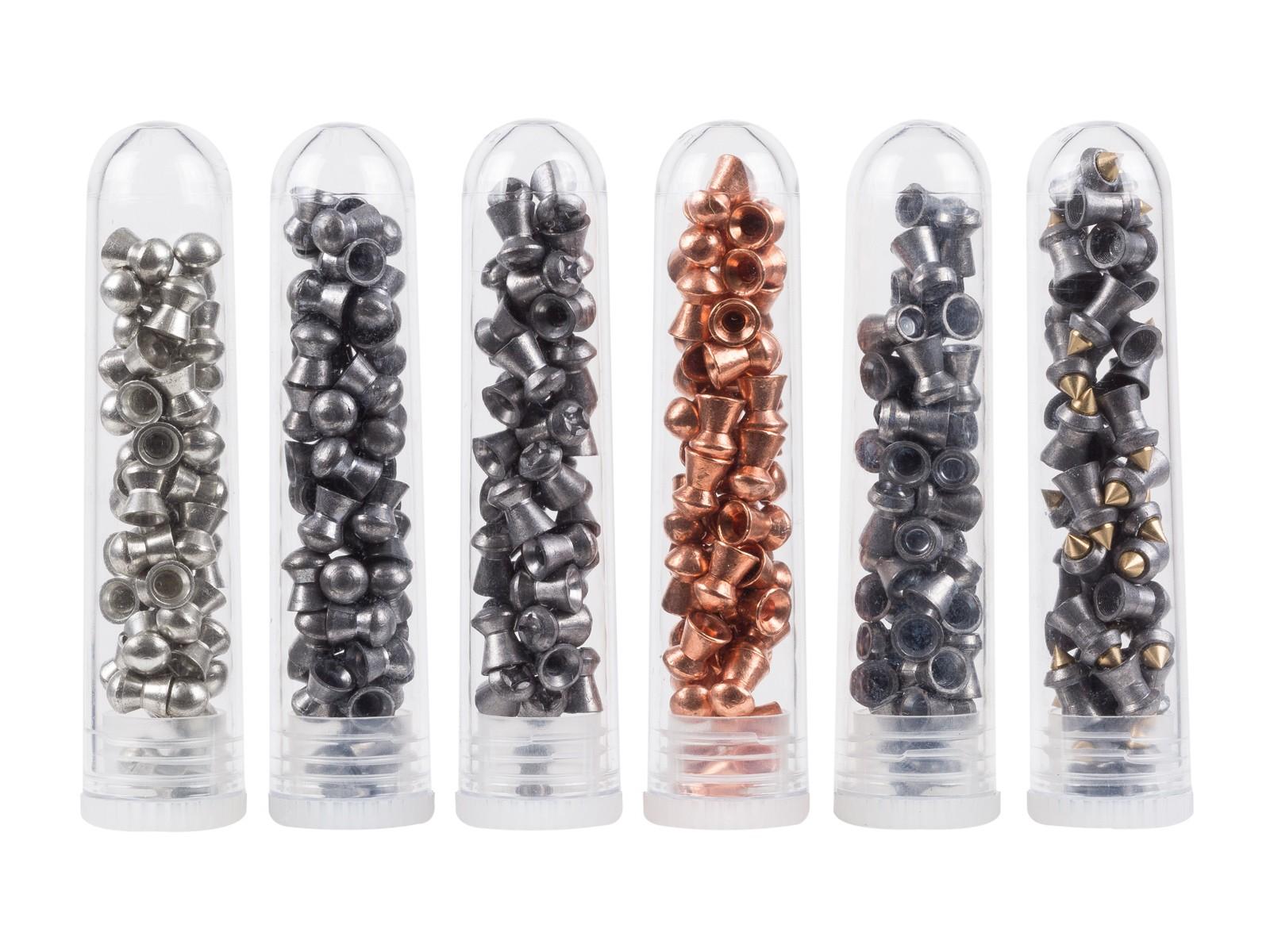H&N Hunting Sampler Type II .177 Caliber Airgun Pellets 6 Types