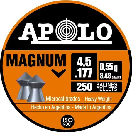 Hatsan Apolo Magnum .177 Cal Air Rifle Pellets 8.48 gr 250 Count