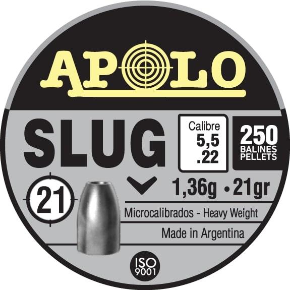 Hatsan Apolo Slug Air Rifle Pellets .22 Cal 21gr 250 Count