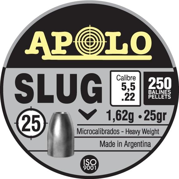 Hatsan Apolo Slug Air Rifle Pellets .22 Caliber 25 Grain 250 Count