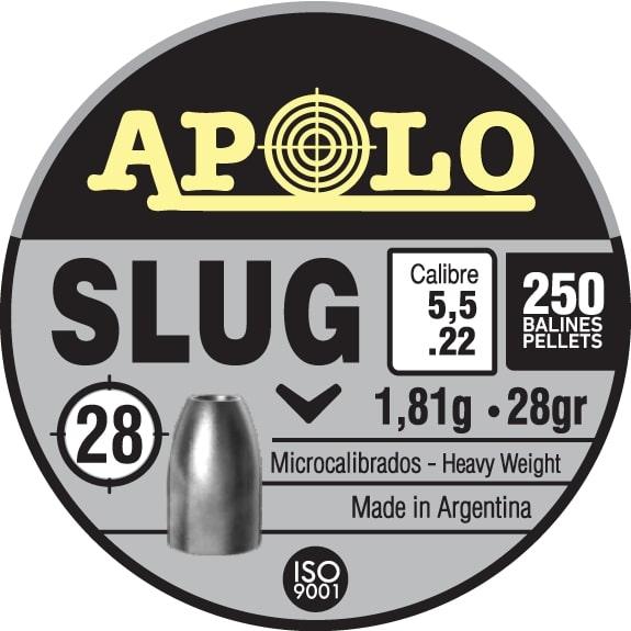 Hatsan Apolo Slug Air Rifle Pellets .22 Caliber 28 Grain 250 Count