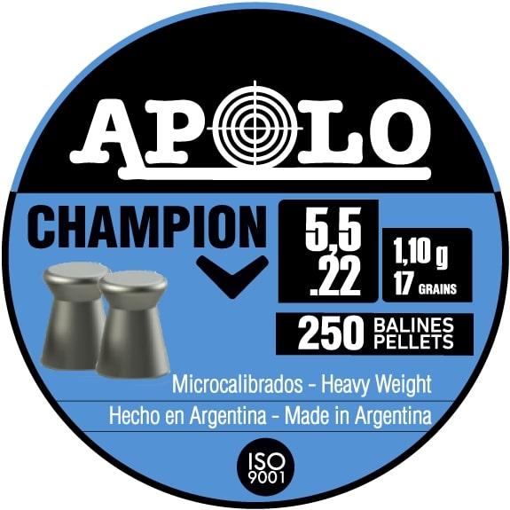 Hatsan Apolo Champion Air Rifle Pellets .22 Cal 17gr 250ct