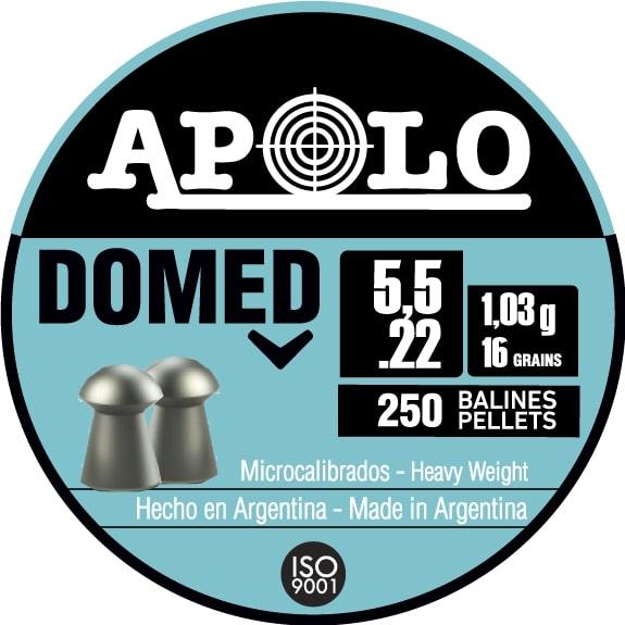 Hatsan Apolo Domed Air Rifle Pellets .22 Caliber 16 Grain 250 Count